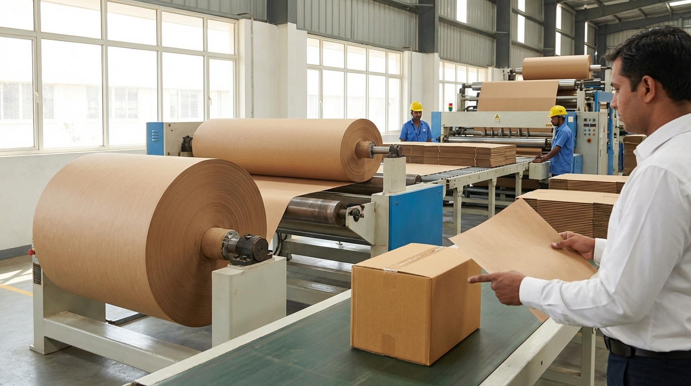 What is Liner Paper in Corrugated Box Manufacturing?